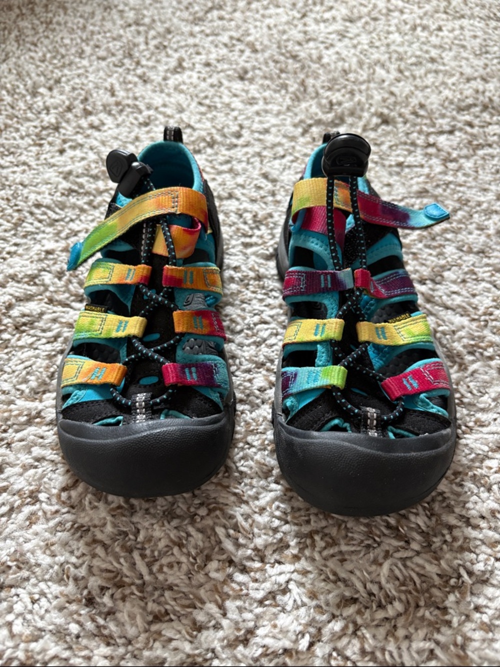 KEEN Newport H2 Kids Rainbow Sandals - Multicolor sz 13